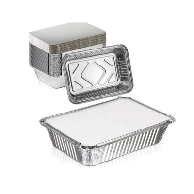 Barquette aluminium avec couvercle